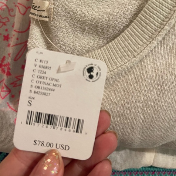 Free People CAMDEN BNWT S in Grey OPAL hand picked by me from the FP 🤍✌️ - Picture 5 of 7